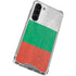 Bulgarian Flag Distressed Galaxy S23 Plus Clear Case